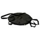 Black textile beach banner with pop-out function.