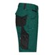 Dark green/black polyester-cotton shorts with multiple pockets.