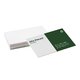 Multilayer paper business cards, printed on one side.