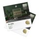 Paper folding cards with partial hot foil stamping.