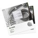Paper folding cards with partial hot foil stamping.