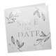 Paper card with partial hot foil stamping.