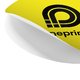 Round paper sticker in custom shape.