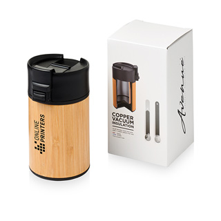 Vacuum insulated bamboo tumbler Arca
