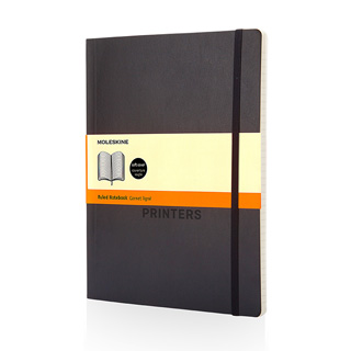 Soft cover notebook XL (ruled)