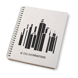 A5 size wire-o notebook Bianco