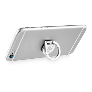 Aluminium ring phone holder Cordula