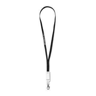 3-in-1 charging cable Trace with lanyard