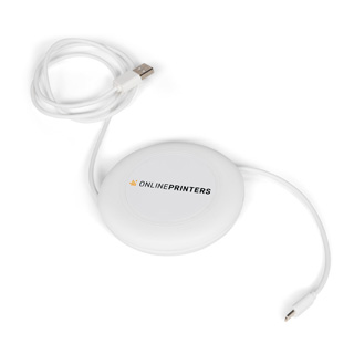 Wireless charging pad Nebula with 2-in-1 cable