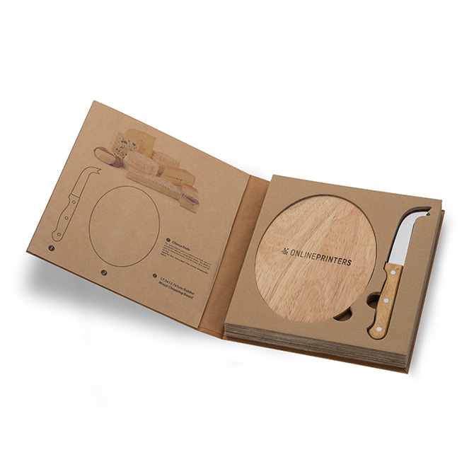 Cheese chopping board with knife Gouda