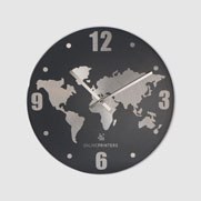Aluminium wall clock Concord