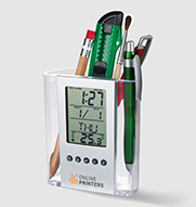 Acrylic desk pen holder Madrid