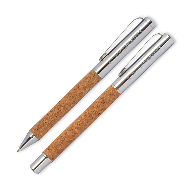 Caserta cork pen set