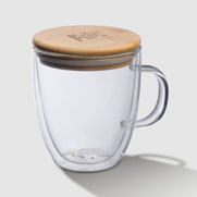 Double-walled glass cup Gerthe