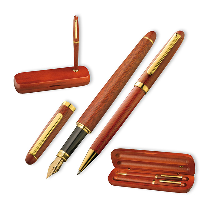 Rosewood writing set Oxford