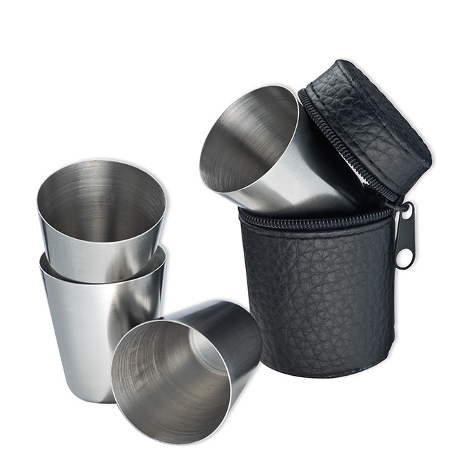 Rockford stainless steel shot glasses