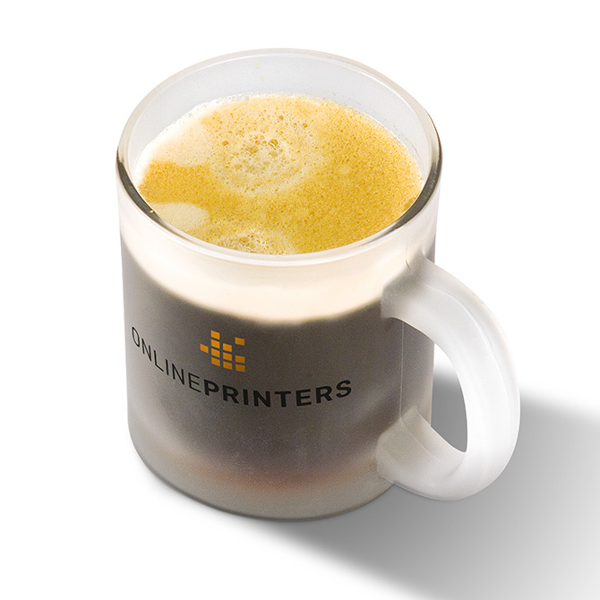 Glass coffee mug Geneva