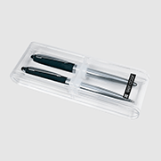 senator® Nautic Soft Touch set of ball pen and rollerball pen in a case