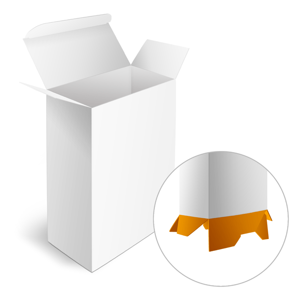 Auto bottom boxes, unprinted