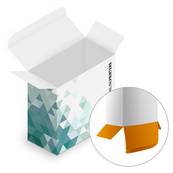 Reverse tuck end boxes
