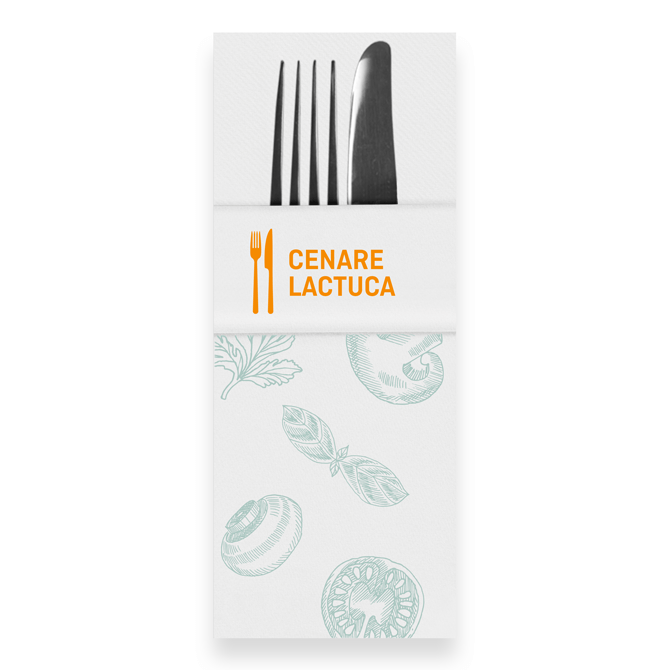 Cutlery pouches (airlaid), 10 x 21 cm