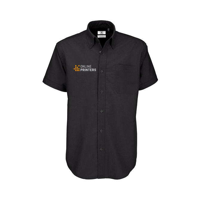 B&C Oxford short sleeve dress shirts