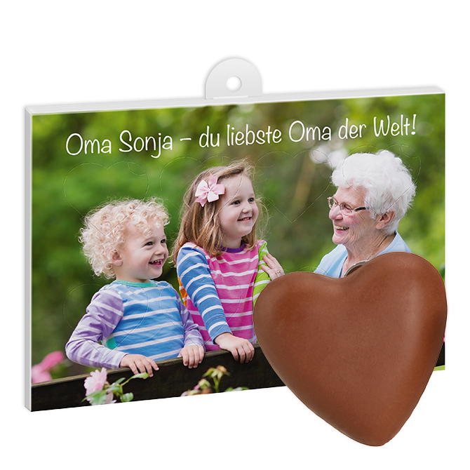 Gubor Herzenssache chocolate heart gift