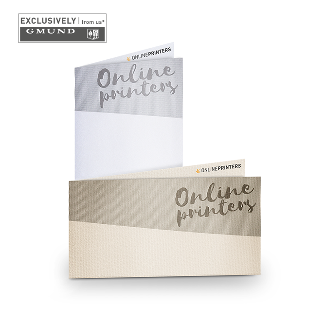 Exclusive folded cards