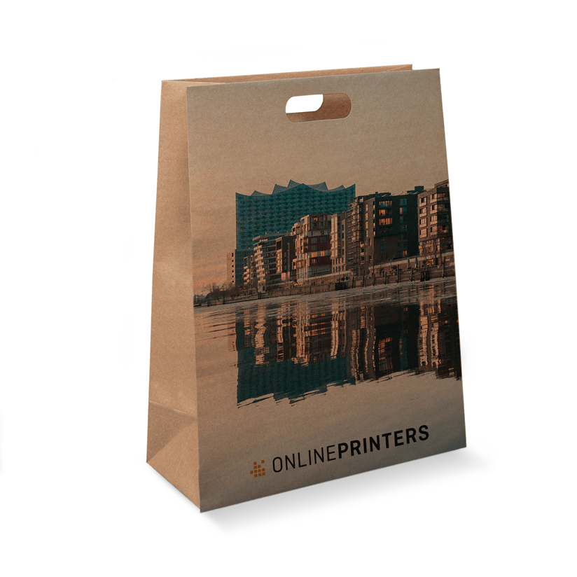 STANDARD paper bags with die cut handles