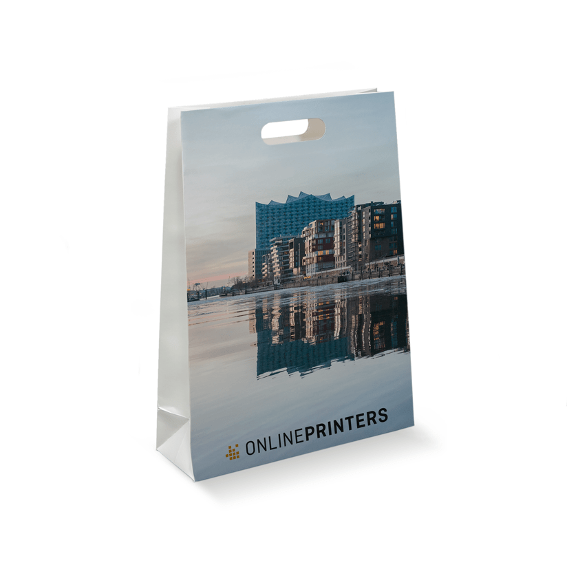 CLASSIC paper bags with die cut handles
