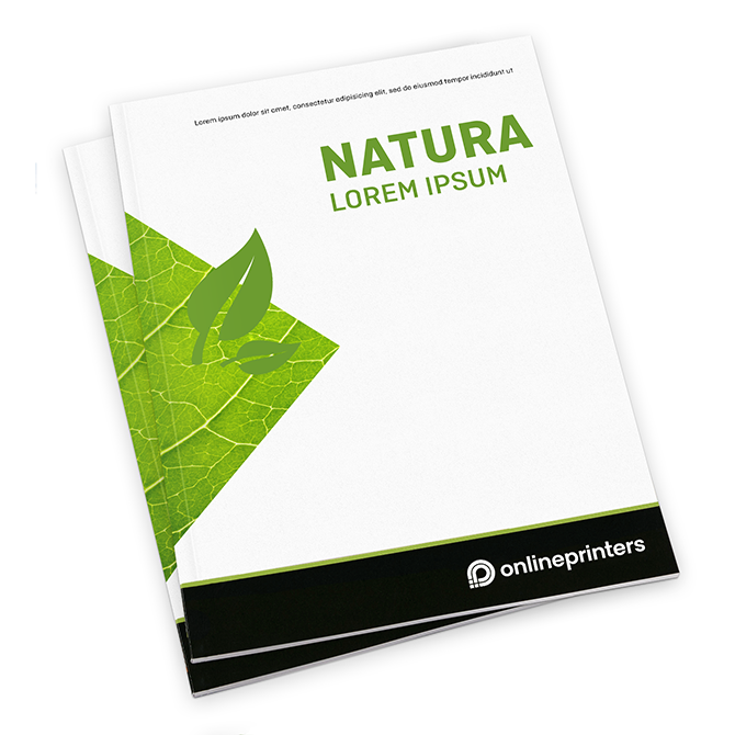 Catalogues, eco/natural paper