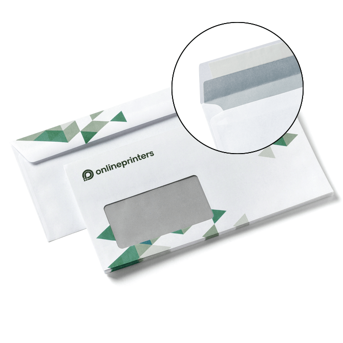 Envelopes for mechanical insertion