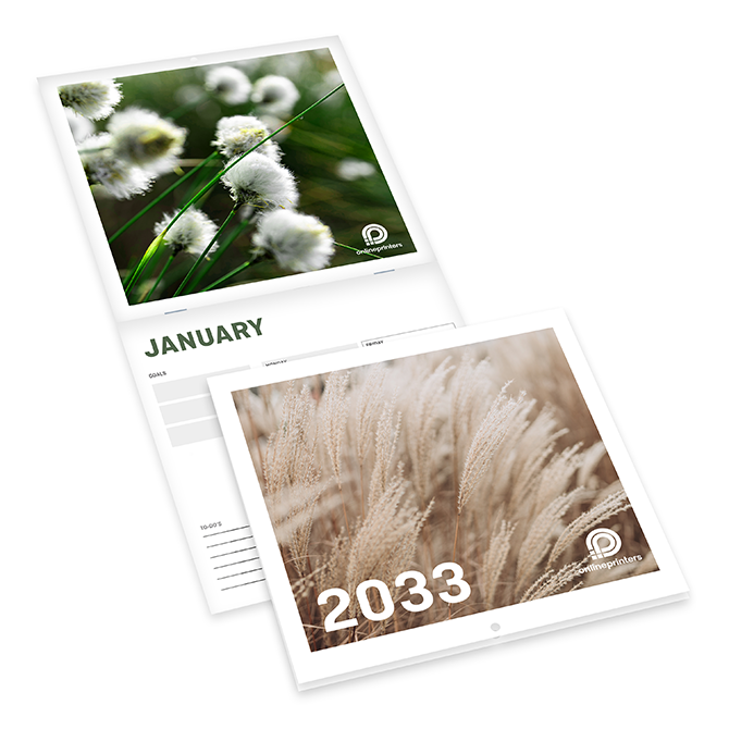 Brochure calendars with cover
