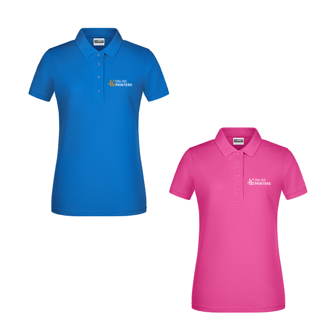 Organic cotton women's polo shirts
