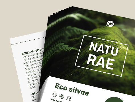 Flyers & Leaflets Eco/natural paper