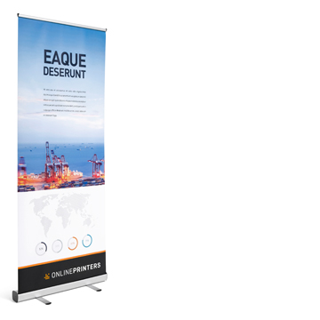 Image For small budgets:<br>Roller banner economy, 85 x 200 cm