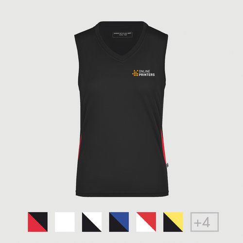 black / red
