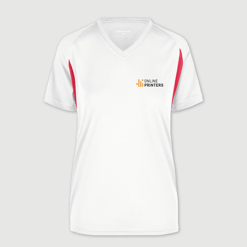 white / red