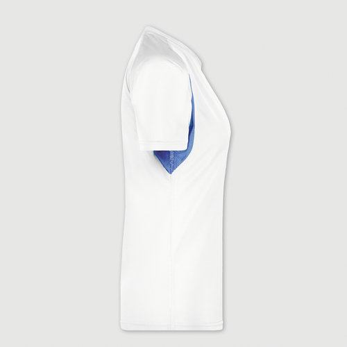 white / royal blue