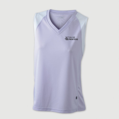 purple / white