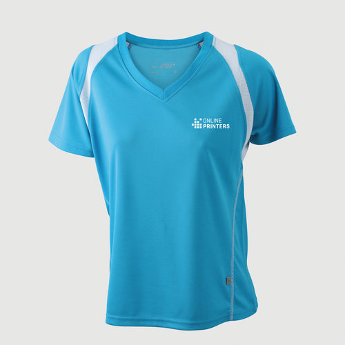 light blue / white