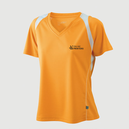 orange / white