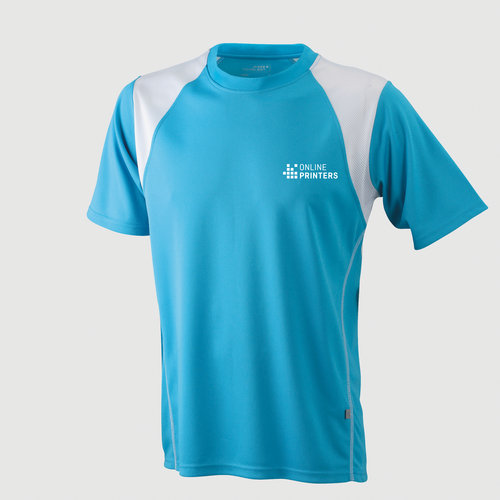 light blue / white