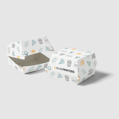 Burger boxes, 9.5 x 9.2 x 4.2 cm 1