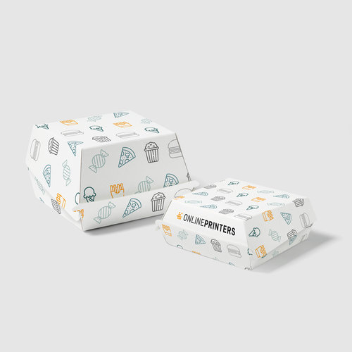 Burger boxes, 9.5 x 9.2 x 4.2 cm 1