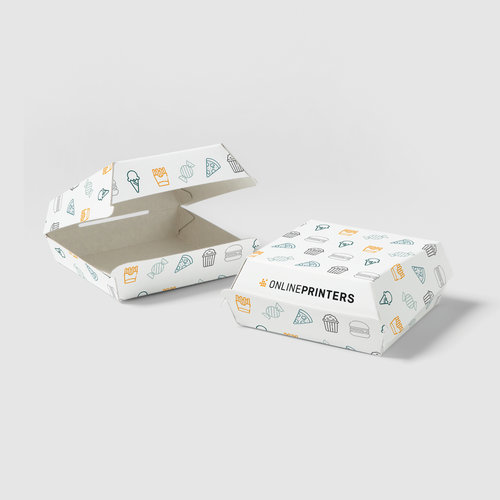 Burger boxes, 9.5 x 9.2 x 4.2 cm 1
