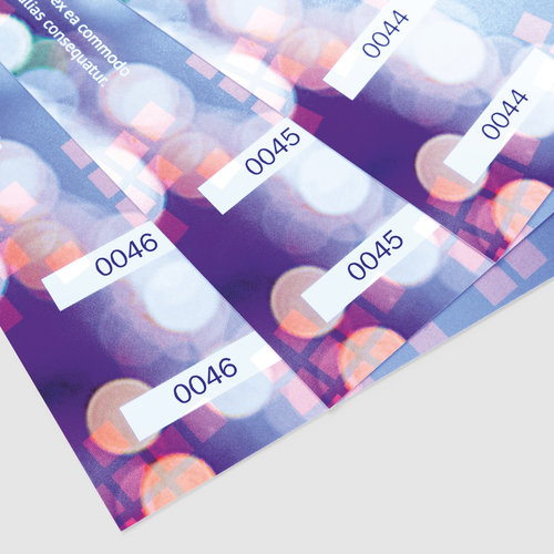 Event Tickets (black-light ink), DL 1