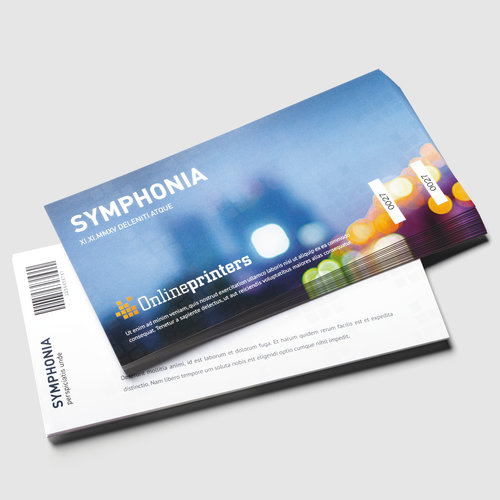Event Tickets (black-light ink), DL 1