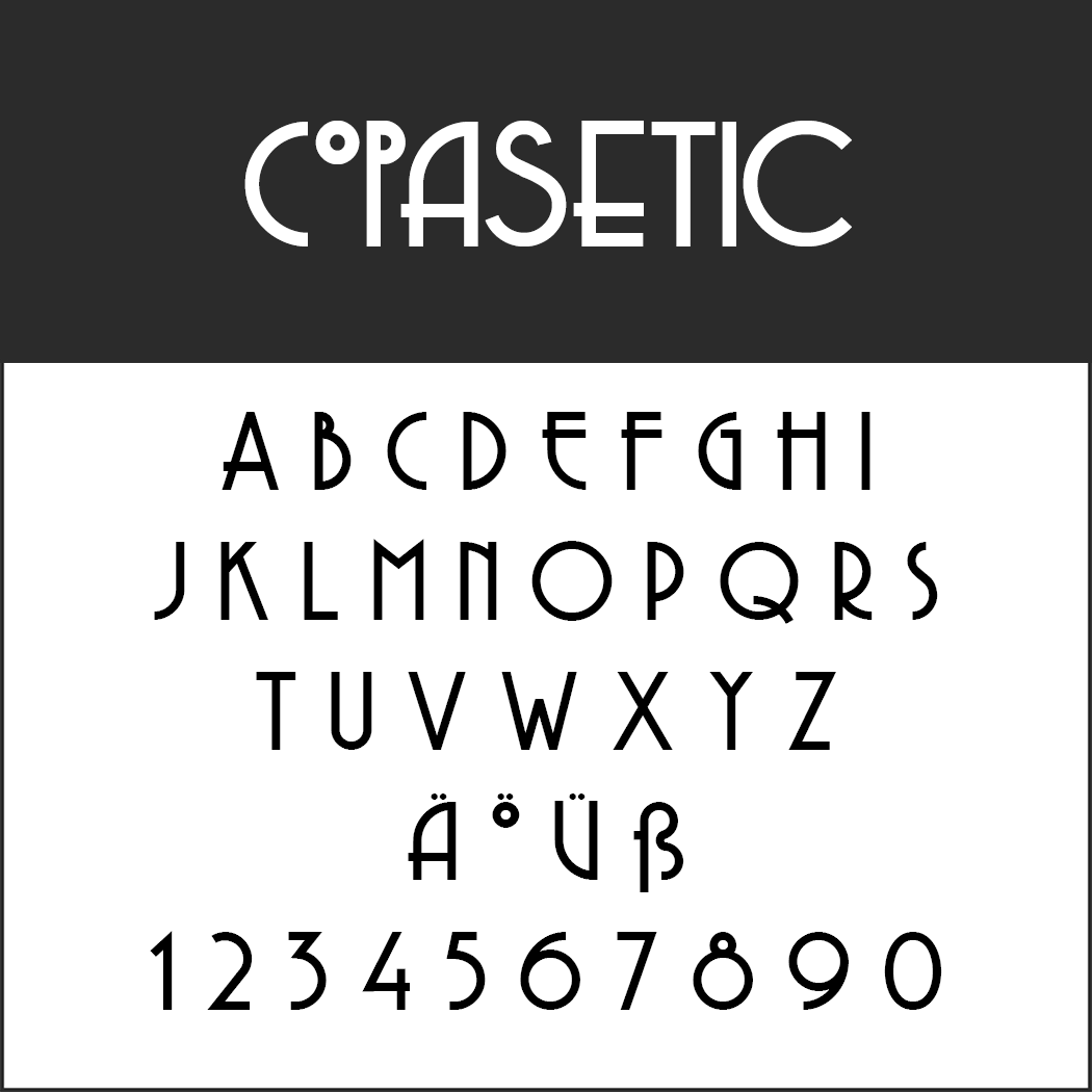 Vintage fonts - 20s - Copasetic