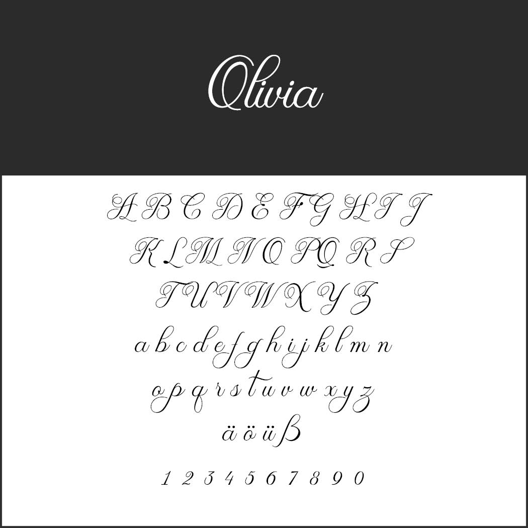 Examples Of Cursive Fonts